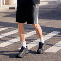 361°运动短裤男新款宽松透气针织五分裤拼接休闲裤男裤子