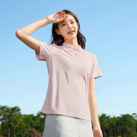 361°运动t恤女夏季时尚休闲polo衫女子健身翻领透气短袖潮662124110V
