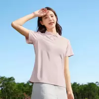 361°运动t恤女夏季时尚休闲polo衫女子健身翻领透气短袖潮662124110V
