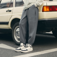 361°运动裤新款情侣直筒宽束脚松针织裤卫裤休闲长裤裤子男女