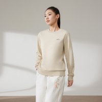 361°运动卫衣女春秋季新款圆领套头衫上衣女士宽松休闲运动服662434807V