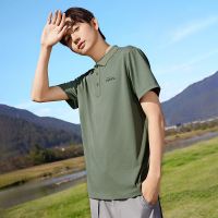 361°逐野T夏季运动t恤翻领速干透气POLO衫环保面料短袖男士
