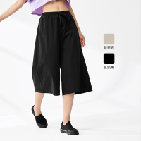 361°运动裤女夏季宽松透气梭织休闲八分裤女运动健身瑜伽裤子