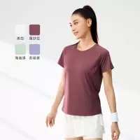 361°冰感运动T恤女夏季新款轻薄透气运动短袖户外防晒运动服女