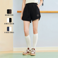 361°运动短裤女夏季新款宽松透气针织短裤复古百搭休闲裤运动短裤女