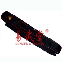 易武堂太极剑袋，刀袋，武术棍三合一单肩帆布背包绣武