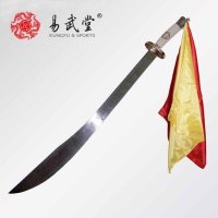 武术用品 训练刀 太极刀 表演刀 弹簧钢 龙中龙 未开刃送刀彩木质刀鞘 厂家直销