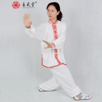 品牌武术服装 太极服棉加丝 功夫练功服 男女春夏款双边 厂家直销