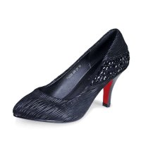 特丽雅 2014秋季新款高跟女鞋尖头鞋性感优雅女鞋镶钻设计女单鞋