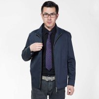 圣吉卡丹新款男士春秋立领夹克商务休闲外套夹克JKA1238-06