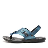 想川 男凉鞋真皮正品沙滩鞋 男士夏季皮凉鞋男鞋透气休闲凉鞋