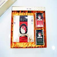 [天京参]【韩流明星推荐•柳秀荣】红参礼品套装(红参粉 60g + 红参精 120g + 红参茶 50ea)