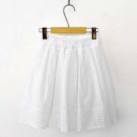 Cherrykoko romantic lace skirt/ 2015春夏新款 纯白色蕾丝/半身裙/ 均码