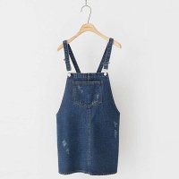 cherrykoko/overalls ops/ 2015春夏新款 牛仔背带裙/均码 P15033010052