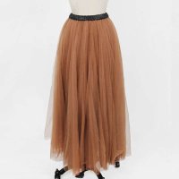uptowngirl crepes tutu long skirt/2015春秋新款 韩式公主风女士长裙/纱裙/均码
