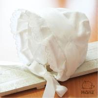 [Hanz]有机农蕾丝套头帽制作DIY0~6个月