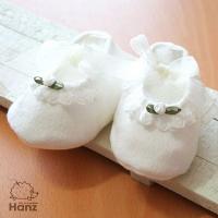 [Hanz]手工制作有机蕾丝鞋子脚长10cm