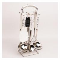 [GOLDERN BELL]蝴蝶系列灰白色厨房用具8件套套装