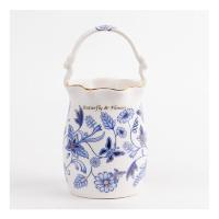 [GOLDERN BELL]蝴蝶系列蓝色褶皱筷筒（小）68*68*140mm