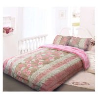 [IRIS]粉色花朵毯子155*210cm