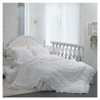 [IRIS]纯白色蕾丝边Q三件套200*230cm+150*205cm+50*70cm