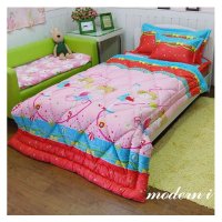 [MODERN.I] Rhythm Angels60支缎面薄被床垫套装S薄被160*210+ 床垫罩100*200+枕套