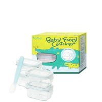 [Glasslock]儿童系列迷你长方形可爱保鲜盒4件装