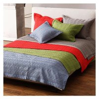 [Crispy BAA BAA]复古热带风情羊毛被套装三件套