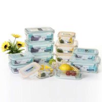 [Glasslock]长方形正方形保鲜盒12件装