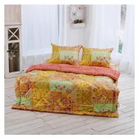 [IRIS]碎花撞色菱形(Q)三件套180*220+155*210+50*70cm