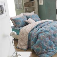 [爱丽思]海蓝色玫瑰碎花Q三件套200*230cm +155*210cm+50*70cm