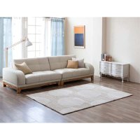 [Hanil Carpet]贵族圆心奶油色地毯160×230cm