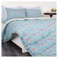 [IRIS]Linda薄荷蓝水洗绗缝被D180cm*220cm