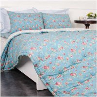 [IRIS]linda薄荷蓝水洗蚕丝被子180*220