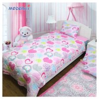 [MODERN.I]两颗心植物杀菌素水洗棉薄被子160cm x 210cm（S)