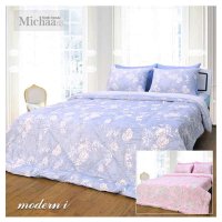 [MODERN.I]米莎玫瑰刺绣经典设计两色可选被子床盖枕套四件套
