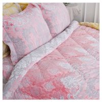 [IRIS]粉色超细纤维枕头套（50 cm*70 cm)