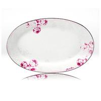 [韩国陶瓷]安德烈金婚礼鱼盘250*160*24mm