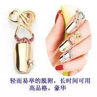 [AVUNA]金属镂空三颗心指甲贴S