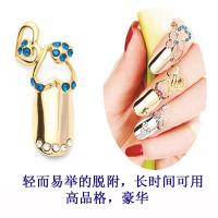 [AVUNA]金属镂空双心指甲贴S