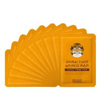 SNP动物老虎面膜10片/盒 补水保湿抗皱延缓衰老明星同款 韩国直邮