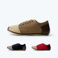[SKONO]骆驼色]诺亚经典皮布拼接休闲鞋34/36/38/40/42/44/46