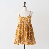 [Cherrykoko]lever, ops/2015夏季新款韩国时尚背心印花连衣裙/均码