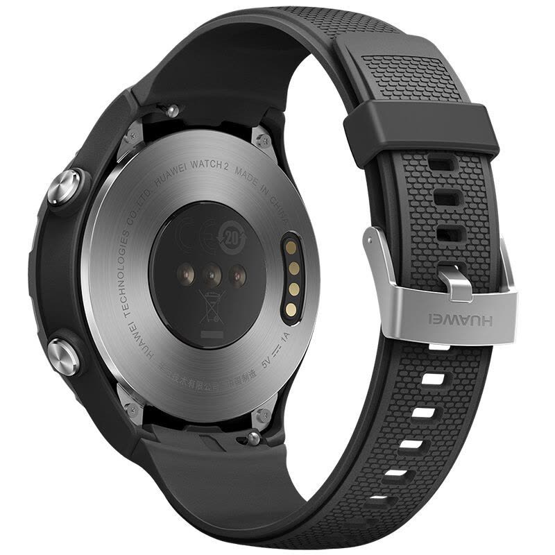 华为智能手表WATCH2 4G版男士蓝牙通话手表 单独sim卡 运动防水心率穿戴手环 4G版[碳晶黑]LEO-DLXX图片
