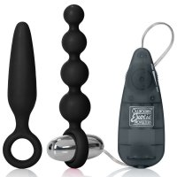 美国加州爱乐奇(CEN)前阴后庭两用振动调情棒 震动跳蛋 SM游戏成人玩具情趣用品 黑色