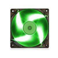 先马(SAMA) 游戏风暴(12CM) 12厘米彩色LED灯光 机箱散热风扇（绿色）