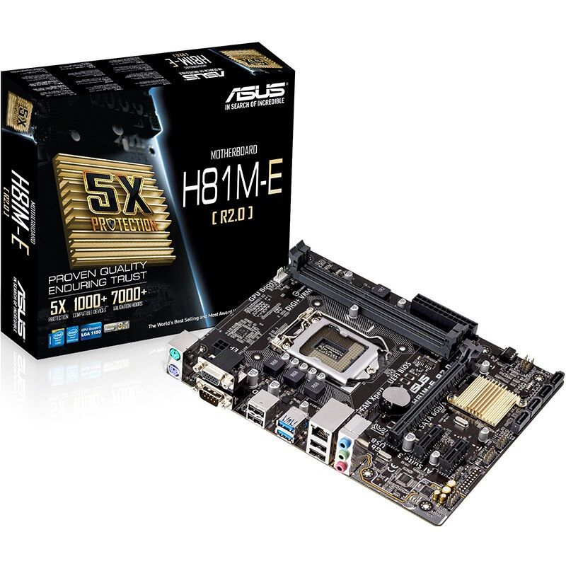 华硕（ASUS）H81M-E R2.0 主板 （Intel H81/LGA 1150）