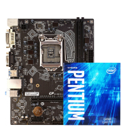 英特尔(intel) 奔腾 双核心 G4560 CPU 处理器 搭七彩虹H110M-K主板 套装 LGA 1151