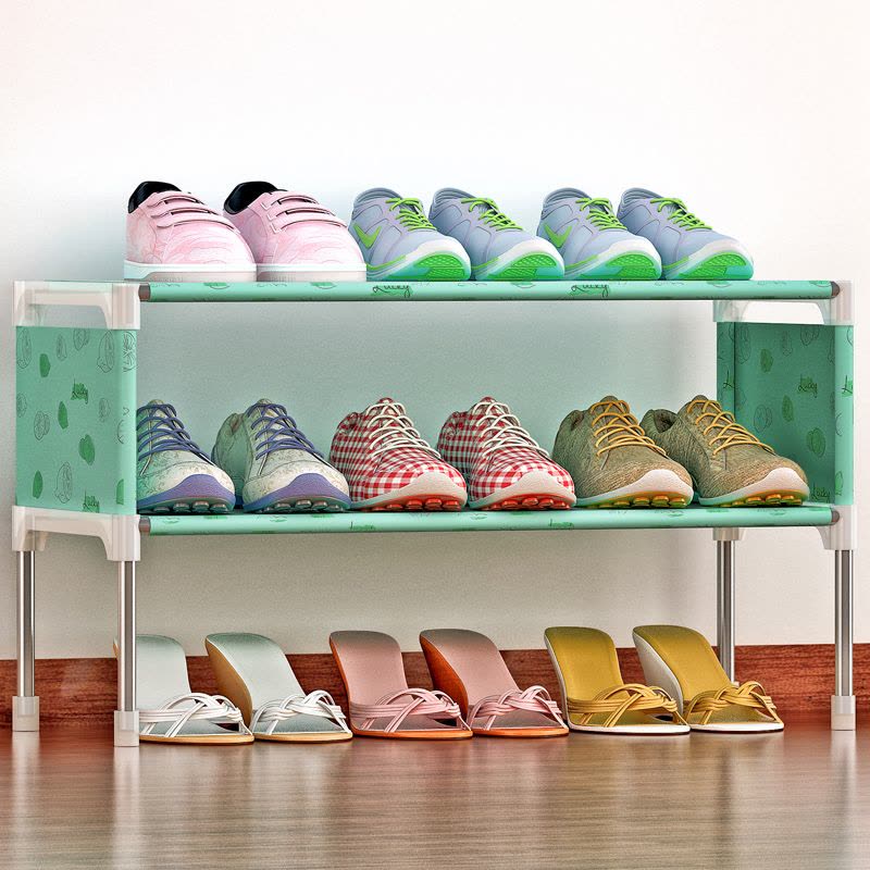 索尔诺简易多层鞋架 组装防尘鞋柜简约现代经济型铁艺收纳架K123图片