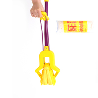 妙洁妙洁魔吸对折式胶棉拖把0462M 吸水海绵地拖金属杆 另送原装拖把头替换装